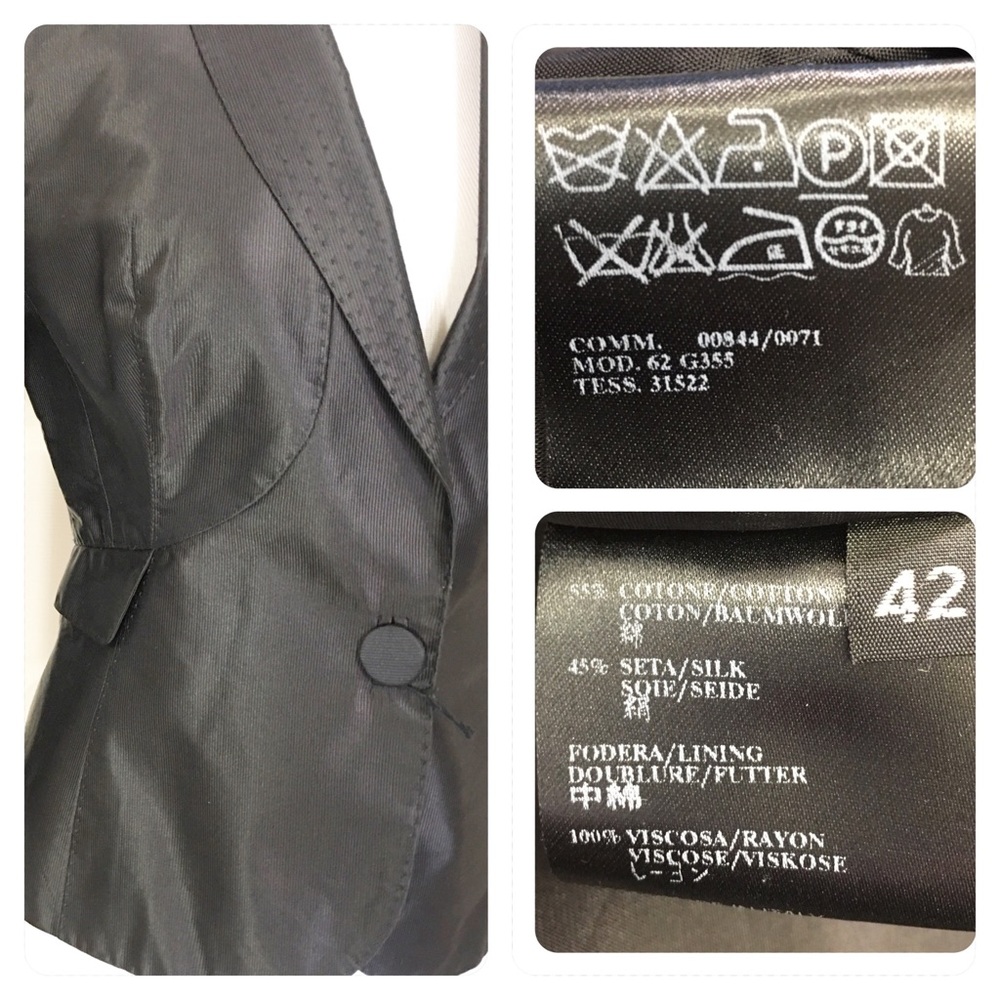 NWT! Costume National black blazer - Picture 7 of 8